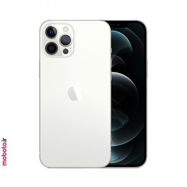 apple iphone 12 pro max silver موبایل اپل iPhone 12 Pro Max ظرفیت 256 گیگابایت | دوسیمکارت ZAA | نات‌اکتیو
