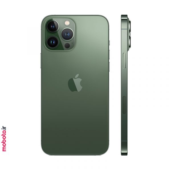 apple iphone 13 promax green2 موبایل اپل iPhone 13 Pro Max ظرفیت 256 گیگابایت | یک سیمکارت JA | نات‌اکتیو