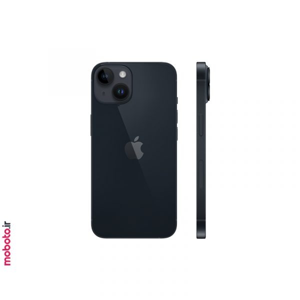 apple iphone 14 black2 موبایل اپل iPhone 14 ظرفیت 256 گیگابایت | دوسیمکارت ZAA | اکتیو