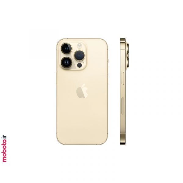 apple iphone 14 pro gold2 موبایل اپل iPhone 14 Pro ظرفیت 128 گیگابایت | دوسیمکارت ZAA | اکتیو