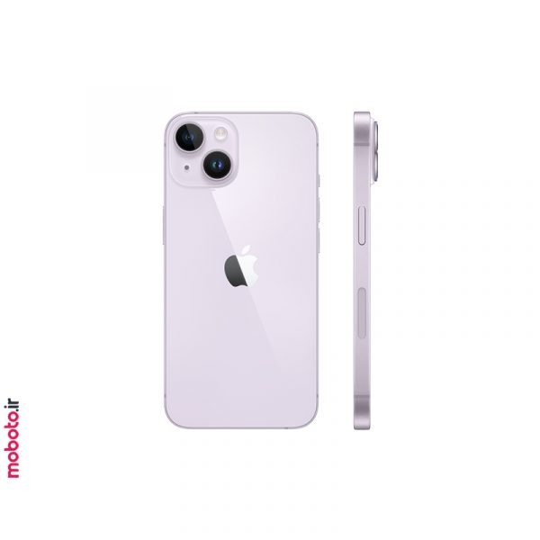 apple iphone 14 purple2 موبایل اپل iPhone 14 ظرفیت 128 گیگابایت | دوسیمکارت ZAA | اکتیو