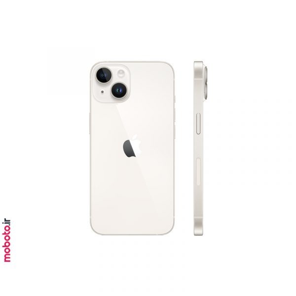 apple iphone 14 white2 موبایل اپل iPhone 14 ظرفیت 256 گیگابایت | دوسیمکارت ZAA | اکتیو